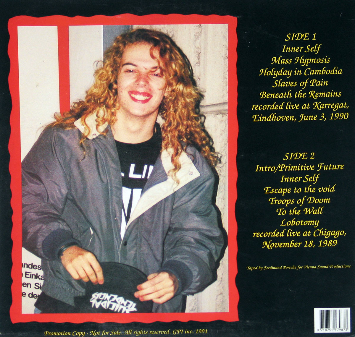 High Resolution Photos of sepultura mass hypnosis promo karregat 